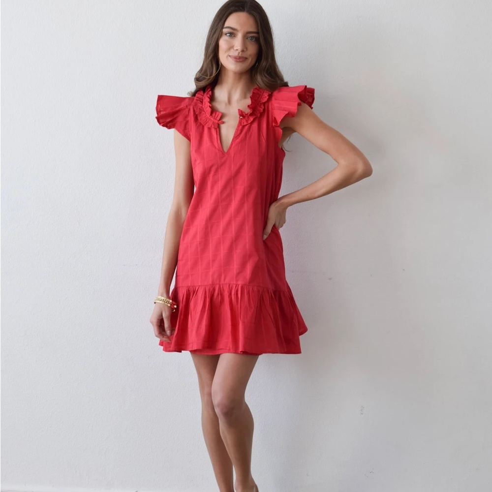 NWOT Never a Wallflower Rachel Dress in Red Plaid- size XS - Picture 9 of 9